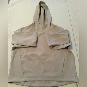 Layer 8 Neutral Taupe Zip Hoodie